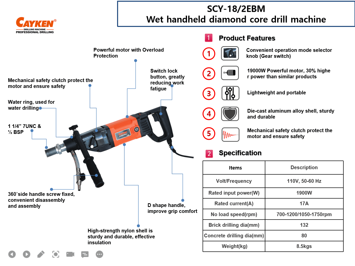 Спецификация SCY-18